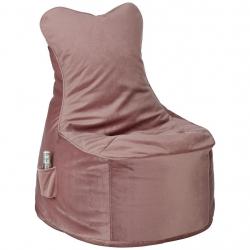 Větší růžový sedací pytel pro děti i dospělé, 65x75x95 cm