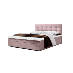 Čalouněná postel 140x200 s úložným prostorem, vč. roštu a matrace